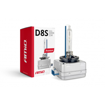 Xenónová žiarovka výbojka hid xenon D8S 5000K AMiO PREMIUM AMIO-02395
