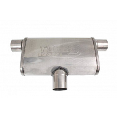 Stredný zadný tlmič 76mm TurboWorks LT 304SS 410mm