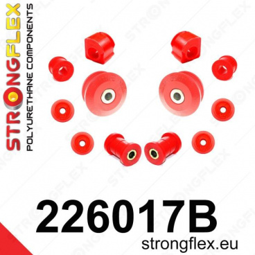 VW Golf III 1991-1997 Strongflex zostava silentblokov len pre prednú nápravu 10 ks