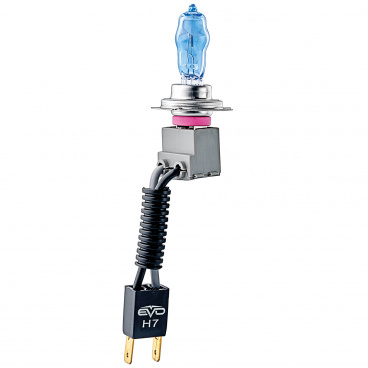 Halogénové žiarovky H7 EVO High Lumen White 4300K 85W (svietivosť 2300 lumenov) 2 ks Halogénové žiarovky H7 EVO High Lumen White 4300K 85W (svietivosť 2300 lumenov) 2 ks