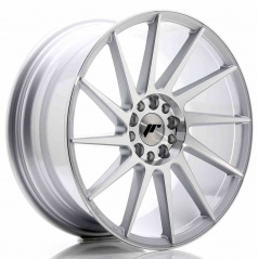 JR Wheels JR22 18x8,5 ET40 5x112/114 Strieborná Leštená Čelná Strana
