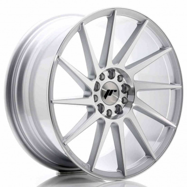 JR Wheels JR22 18x8,5 ET40 5x112/114 Strieborná Leštená Čelná Strana JR Wheels JR22 18x8,5 ET40 5x112/114 Strieborná Leštená Čelná Strana