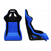 Fotel Sportowy Bimarco Cobra PRO Welur Blue-Black FIA
