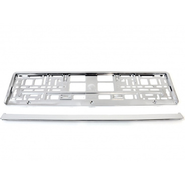 Podložka pod ŠPZ povrch chróm Podložka pod ŠPZ povrch chróm