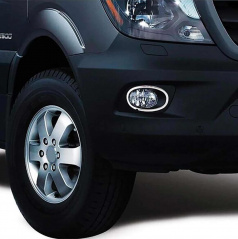 Nerez kryty predných hmloviek Mercedes Sprinter W906 20013-18