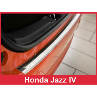 Nerez kryt- ochrana prahu zadného nárazníka Honda Jazz 4 2015+ Nerez kryt- ochrana prahu zadného nárazníka Honda Jazz 4 2015+