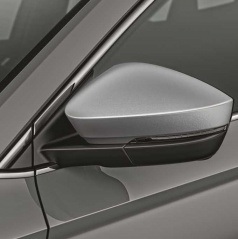 Originálne dekoratívne strieborné kryty zrkadiel Škoda KodiaQ, Karoq