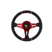 Volant SLIDE 350mm offset:90mm Koža Červená