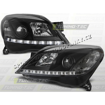 OPEL ASTRA H 2004-09 PŘEDNÍ ČÍRÁ SVĚTLA DAYLIGHT LED BLACK OPEL ASTRA H 2004-09 PŘEDNÍ ČÍRÁ SVĚTLA DAYLIGHT LED BLACK