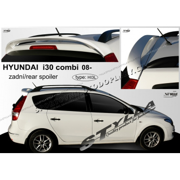 Hyundai I30 combi 2008- zadný spoiler (EÚ homologácia) Hyundai I30 combi 2008- zadný spoiler (EÚ homologácia)
