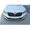 Spoiler pod predný nárazník ver.2 pre Škoda Superb Mk3, Maxton Design (čierny lesklý plast ABS)