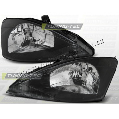 Ford Focus MK1 1998-01 predné číre svetlá black (LPFO04)