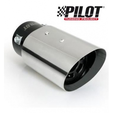Koncovka výfuku Pilot nerez ovál 95x80 mm Koncovka výfuku Pilot nerez ovál 95x80 mm