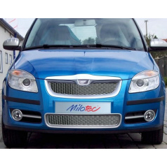Mriežka nárazníka, nerez, Škoda Roomster, Fabia II