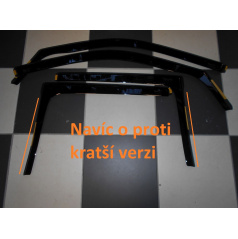 Veterné clony (ofuky) - Škoda Fabia III 2014 Hatchback, combi, predné + zadné (dlhé)