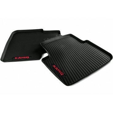 Originálne zadni autokoberce Škoda Kamiq RED