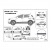 Ochranné bočné lišty na dvere Chevrolet Trax 2012+