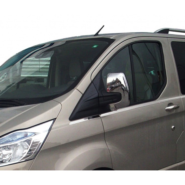 Chrom kryty zrcátek Omtec Ford Transit Custom 2012-2021 Chrom kryty zrcátek Omtec Ford Transit Custom 2012-2021