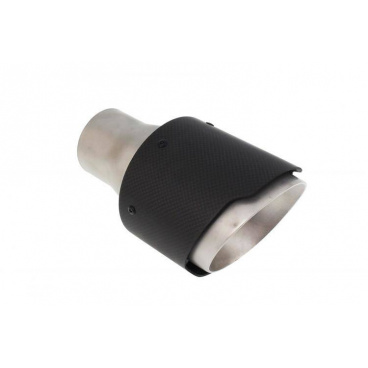 Koncovka tlmiča 114mm vstup 63mm Carbon Mat