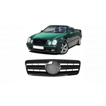 Gril Mercedes-Benz CLK C208 A208 Lesklá Čierna