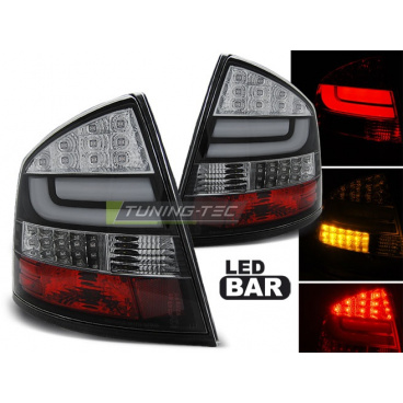 Škoda Octavia 2 Sedan 2004-12 zadné lampy black LED BAR (LDSK14)