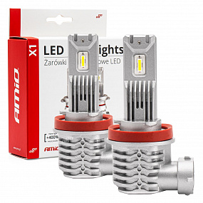 Automobilové LED žiarovky série X1 H8 H9 H11 6500K Canbus