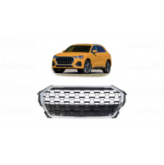 Gril Audi Q3 F3 Chróm & Lesklá Čierna