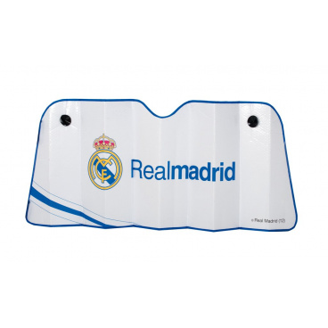 Slnečná clona pod predné sklo s logom Real Madrid 145x70 cm Slnečná clona pod predné sklo s logom Real Madrid 145x70 cm