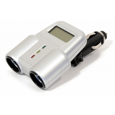 Rozdvojka 12/24V + LCD indikácia batérie Rozdvojka 12/24V + LCD indikácia batérie