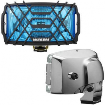 Prídavné diaľkové svetlo hranaté veľké chróm / blue Prídavné diaľkové svetlo hranaté veľké chróm / blue