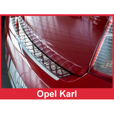 Nerez kryt- ochrana prahu zadného nárazníka Opel Karl 2015+
