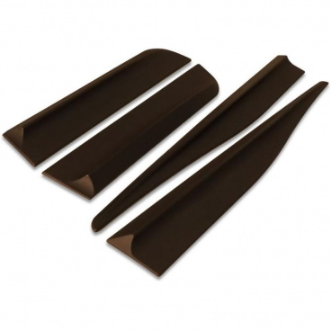 Ochranné bočné lišty na dvere, Toyota Yaris III, 2016-2019, HTB, 5d.