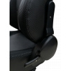 Sportovní polohovatelná sedačka A1 RACING barva černá 2 ks