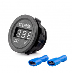 Doplnkový digitálny voltmeter na zabudovanie 12V 24V MOD-02 AMIO-02852