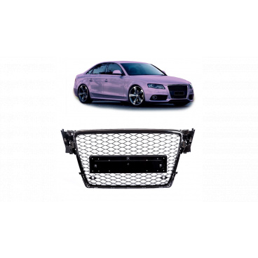 Gril Audi A4 B8 Chróm & Čierny Gril Audi A4 B8 Chróm & Čierny
