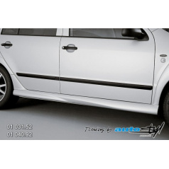 Škoda Fabia nástavky prahov - pre lak 