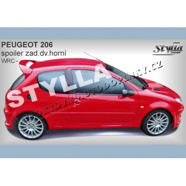 PEUGEOT 206 98+ spoiler zad. dveří horní (EU homologace) PEUGEOT 206 98+ spoiler zad. dveří horní (EU homologace)