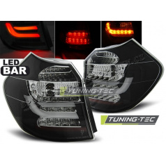 BMW E87/E81 2004-08.2007 zadné lampy black LED BAR (LDBM85)