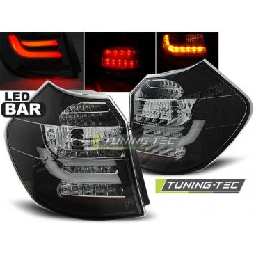 BMW E87/E81 2004-08.2007 zadné lampy black LED BAR (LDBM85) BMW E87/E81 2004-08.2007 zadné lampy black LED BAR (LDBM85)