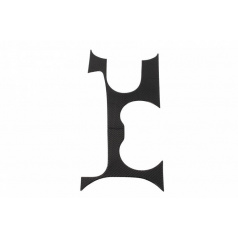 Karbonová fólia na tunel predného Ford Mustang 15-19