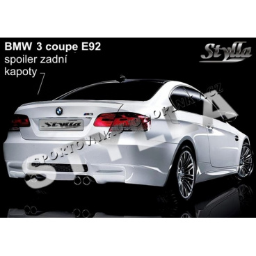 BMW 3, E92 Coupe 06+ spoiler zadnej kapoty BMW 3, E92 Coupe 06+ spoiler zadnej kapoty