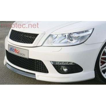 Spoiler Milotec - pre predný nárazník, Škoda Octavia II. RS Facelift