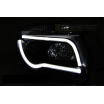 Dacia Duster 04.2010- predné číre svetlá black Tube Light (LPDA02)