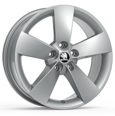 Originálne alu kolo Rätikon Silver 7J x 17 "ET 40 Škoda Kodiaq
