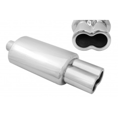 Koncový tlmič 87x140mm vstup 63,5mm