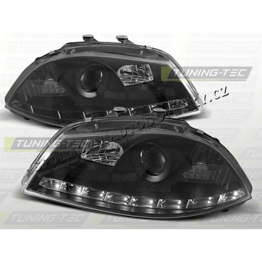 SEAT IBIZA 2002-08 PŘEDNÍ ČÍRÁ SVĚTLA DAYLIGHT LED BLACK SEAT IBIZA 2002-08 PŘEDNÍ ČÍRÁ SVĚTLA DAYLIGHT LED BLACK