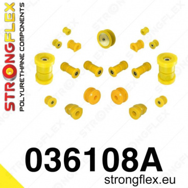 BMW rada 3 (E36) Compact Strongflex Šport kompletná zostava silentblokov 17 ks BMW rada 3 (E36) Compact Strongflex Šport kompletná zostava silentblokov 17 ks