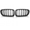BMW E90, E91 LCI 2009- lesklá čierna maska Double Bar M-Look (GRBM90)