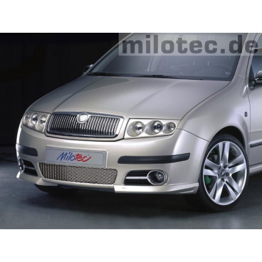 Lišty prednej masky - nerez, Škoda Fabia Facelift Lišty prednej masky - nerez, Škoda Fabia Facelift