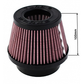 Športový vzduchový filter TurboWorks priemer 80-89 mm, výška 100 mm Športový vzduchový filter TurboWorks priemer 80-89 mm, výška 100 mm
